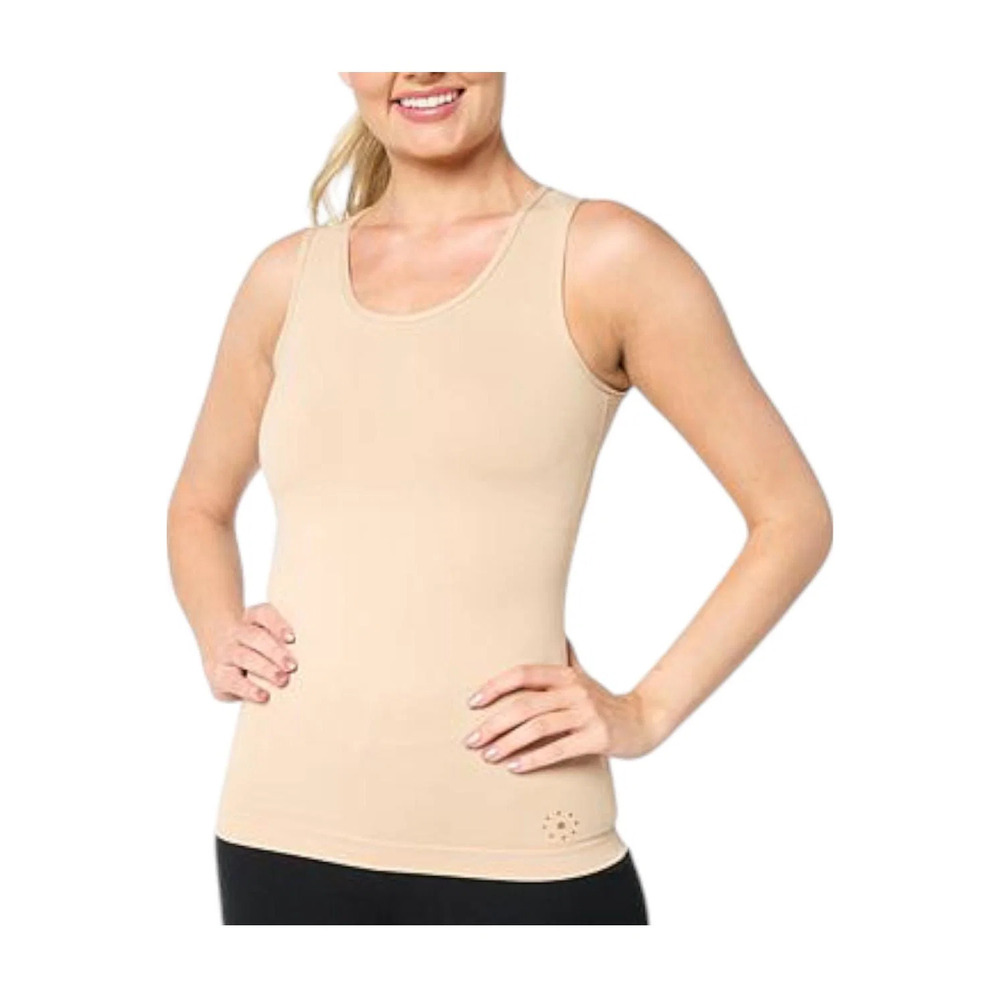 Copper Life Women's Shoulder Support Compression Tank Top Nude - Regular